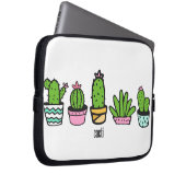 Kaktgruppierung Laptopschutzhülle (Vorne Rechts)