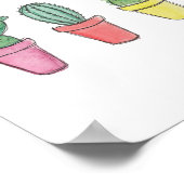 Kakti Print Poster (Ecke)