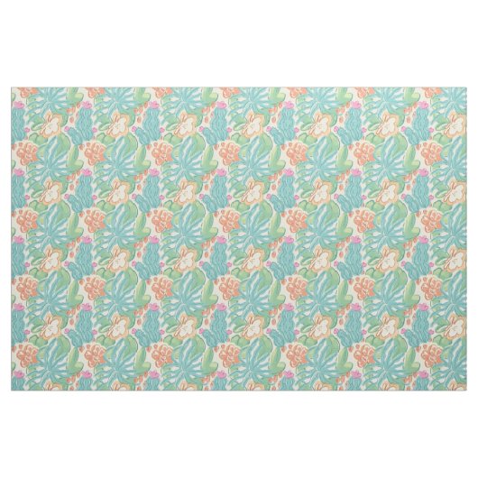 Kakti Stoff (Fat Quarter (45,7 x 55,9 cm))
