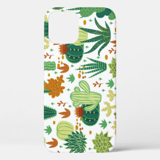 Kakti Weißer Hintergrund: Vintage Grafik. Case-Mate iPhone Hülle