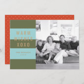 Kaktovik Holiday Foto Card Feiertagskarte (Vorne/Hinten)