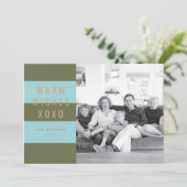 Kaktovik Holiday Foto Card Feiertagskarte (Stehend Vorderseite)