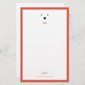 Kaktovik Polar Bear Stationierung Briefpapier (Vorne/Hinten)