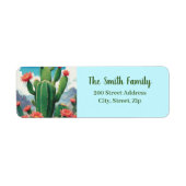 Kaktus-Adressenrückgabezeichen (Vorne)