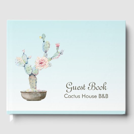 Kaktus als allzweckdienlich gästebuch (Vorderseite)