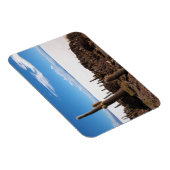 Kaktus am rechteckigen Magneten des Salar de Uyuni Magnet (Rechte Seite)