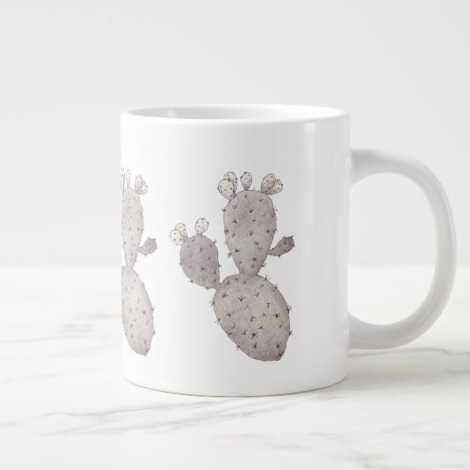 Kaktus Art Jumbo-Tasse (Rechts)
