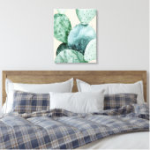 Kaktus auf Korallen Leinwanddruck (Insitu (Schlafzimmer))