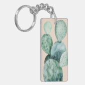 Kaktus auf Korallen Schlüsselanhänger (Vorderseite links)