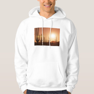 Kaktus auf Wüste Hoodie