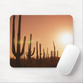 Kaktus auf Wüste Mousepad (Mit Mouse)