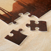 Kaktus auf Wüste Puzzle (Seite)