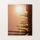 Kaktus auf Wüste Puzzle (Vertikal)