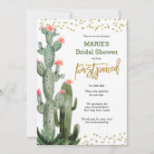 Kaktus Aufschiebung Einladung (Vorderseite)