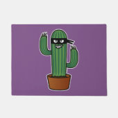 Kaktus bandido ninja verdeckter hinterlistiger fußmatte (Vorderseite)