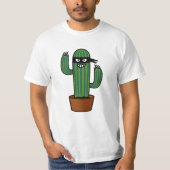 Kaktus bandido ninja verdeckter hinterlistiger T-Shirt (Vorderseite)