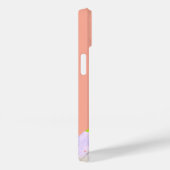 Kaktus blühen Wüste Blume Aquarellpfirsich lila Case-Mate iPhone Hülle (Rückseite / Rechts)