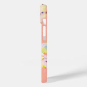 Kaktus blühen Wüste Blume Aquarellpfirsich lila Case-Mate iPhone Hülle (Rückseite / Links)