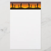 Kaktus-Blume Briefpapier (Vorderseite)