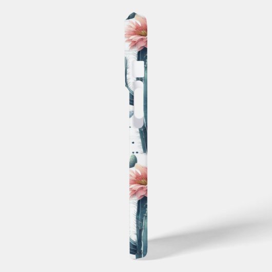 Kaktus-Blume Case-Mate iPhone Hülle (Rückseite / Links)