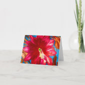 Kaktus Blume Falten in der Liebe Sie Karte 4x5.6 (Vorderseite)