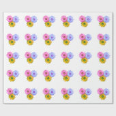 Kaktus-Blume Geschenkpapier (Flach)