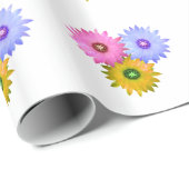 Kaktus-Blume Geschenkpapier (Rolleneckpunkt)