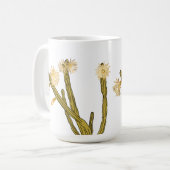 Kaktus-Blume Kaffeetasse (Vorderseite Links)