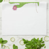 Kaktus-Blume Küchentuch (Gefaltet)