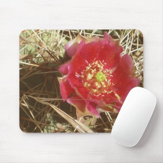 Kaktus-Blume Mousepad (Mit Mouse)
