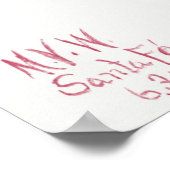 Kaktus-Blume Poster (Ecke)