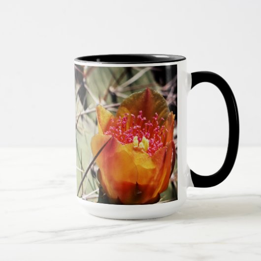 Kaktus Blume - Tasse (Rechts)