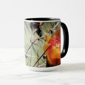 Kaktus Blume - Tasse (VorderseiteRechts)