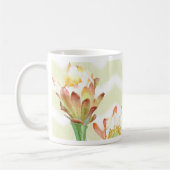 Kaktus-Blume u. -orchidee Kaffeetasse (Links)