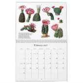 Kaktus-Blumen-Kalender Kalender (Feb 2027)