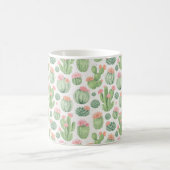 Kaktus Blumengarten Kaffeetasse (Mittel)