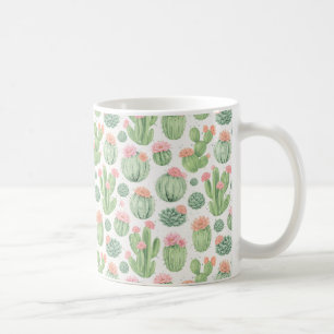 Kaktus Blumengarten Kaffeetasse