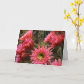 Kaktus-Blumenkarte Karte (Gelbe Blume)