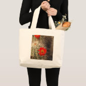 Kaktus-Blüte Jumbo Stoffbeutel (Vorderseite (Produkt))