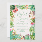 Kaktus-Brautparty-Einladung Einladung (Vorderseite)