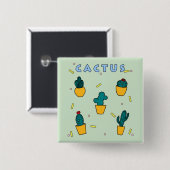 Kaktus Button (Vorne & Hinten)