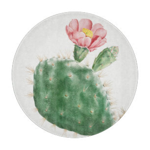 Kaktus Cochenillifer, antike Illustration, 1799  Schneidebrett