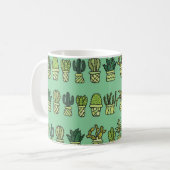 Kaktus Collection: HandGezeichnet Doodle-Set. Kaffeetasse (Vorderseite Links)