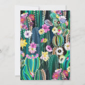 Kaktus-Crew - Bach-Party Einladung (Rückseite)