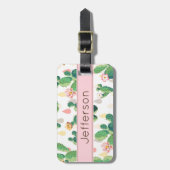 Kaktus-Druck-Gepäckanhänger Gepäckanhänger (Vorderseite vertikal)