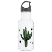 Kaktus Edelstahlflasche (Vorderseite)