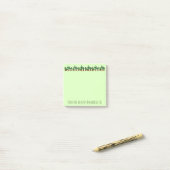 Kaktus-Fahne Post-it Klebezettel (Auf Schreibtisch)