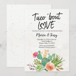 Kaktus-Fiesta-Paar-Duschen-Einladung Einladung