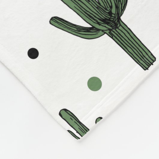 Kaktus Fleecedecke (Ecke)