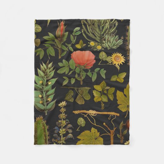 Kaktus Fleecedecke (Vorderseite)